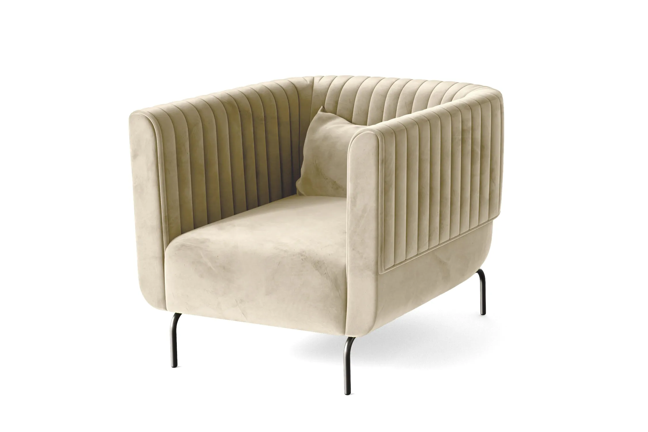 Jackson Armchair Cream Velvet