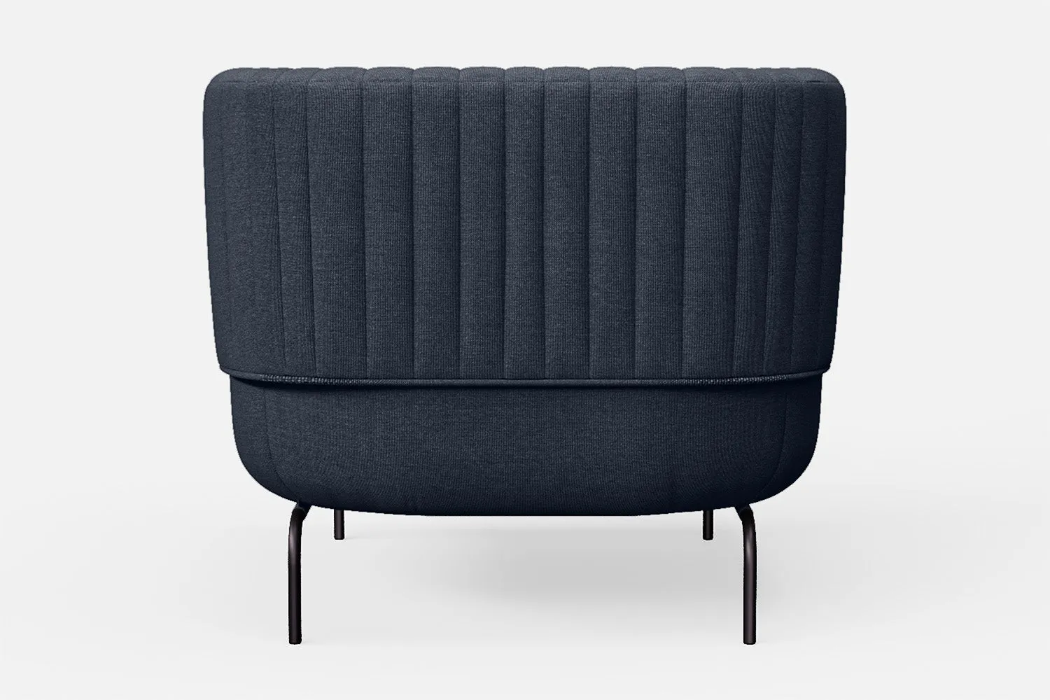 Jackson Armchair Dark Blue Linen Fabric