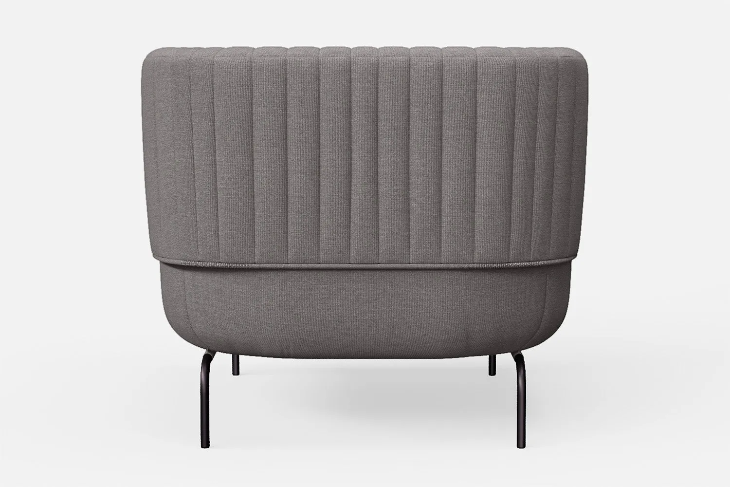 Jackson Armchair Grey Linen Fabric