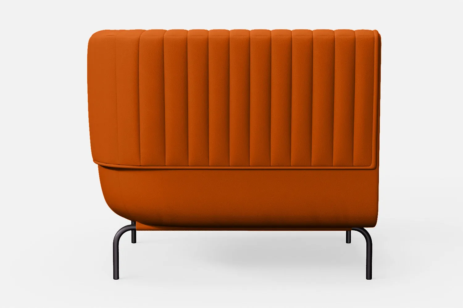 Jackson Armchair Orange Leather