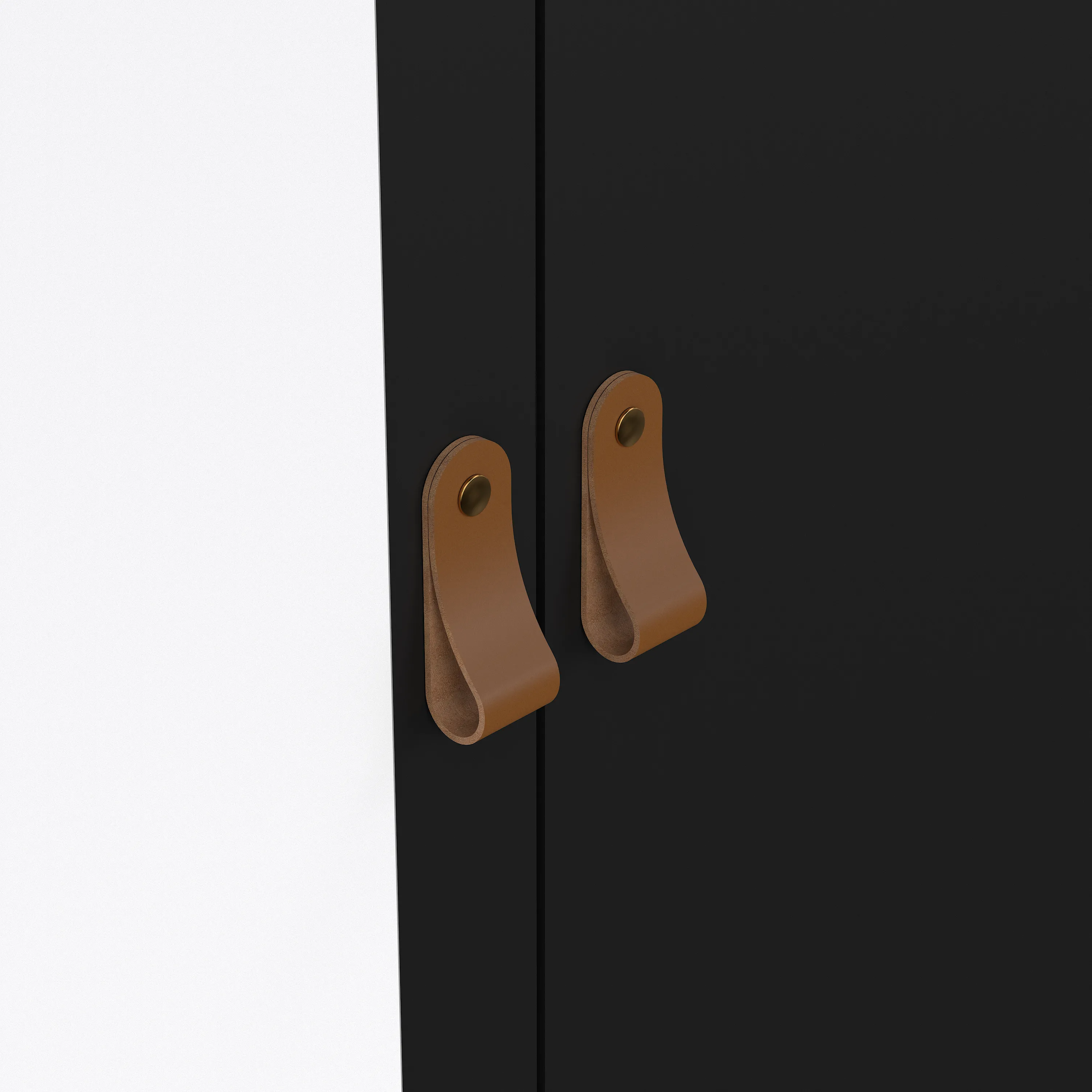 Madrid 2 Door Wardrobe - Black