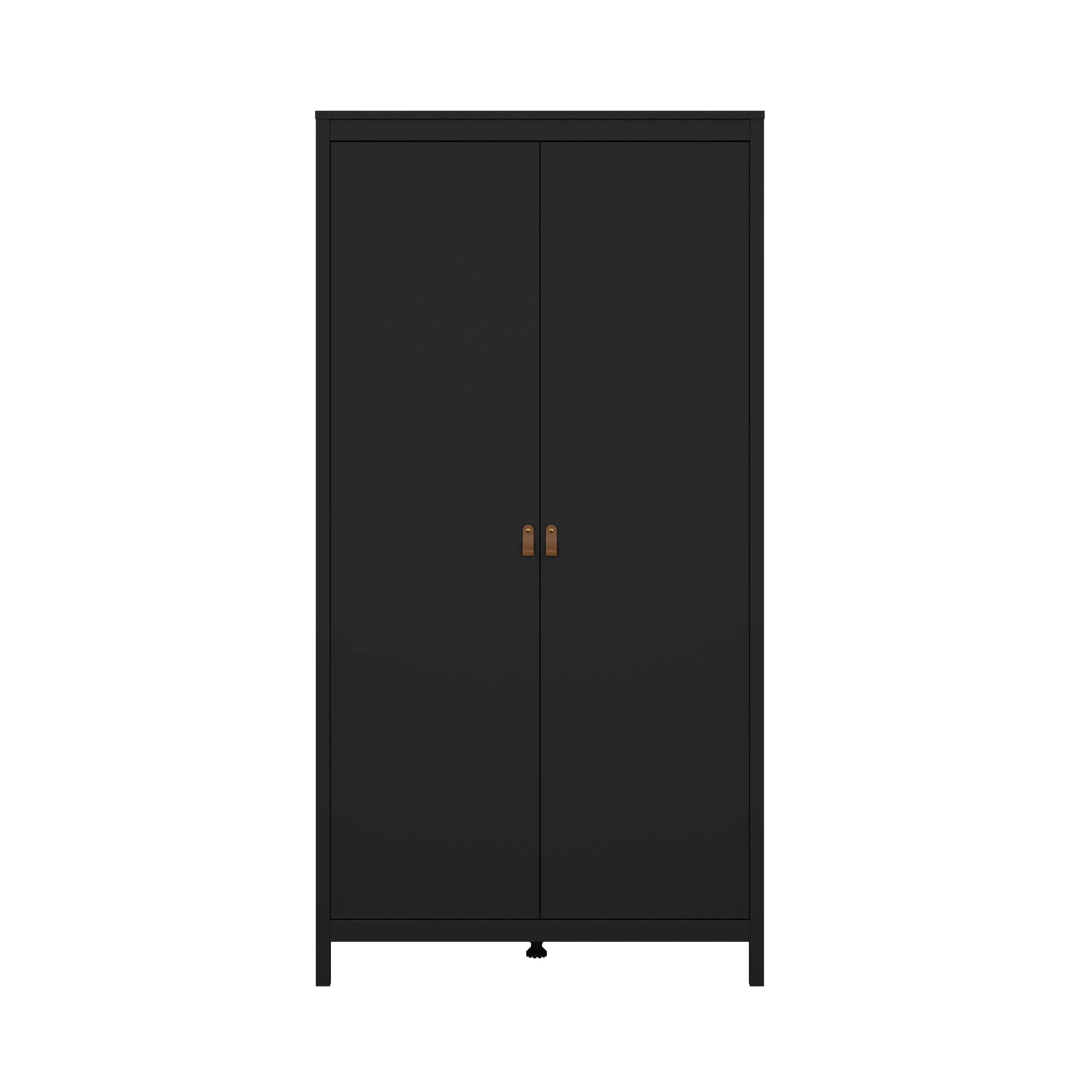 Madrid 2 Door Wardrobe - Black