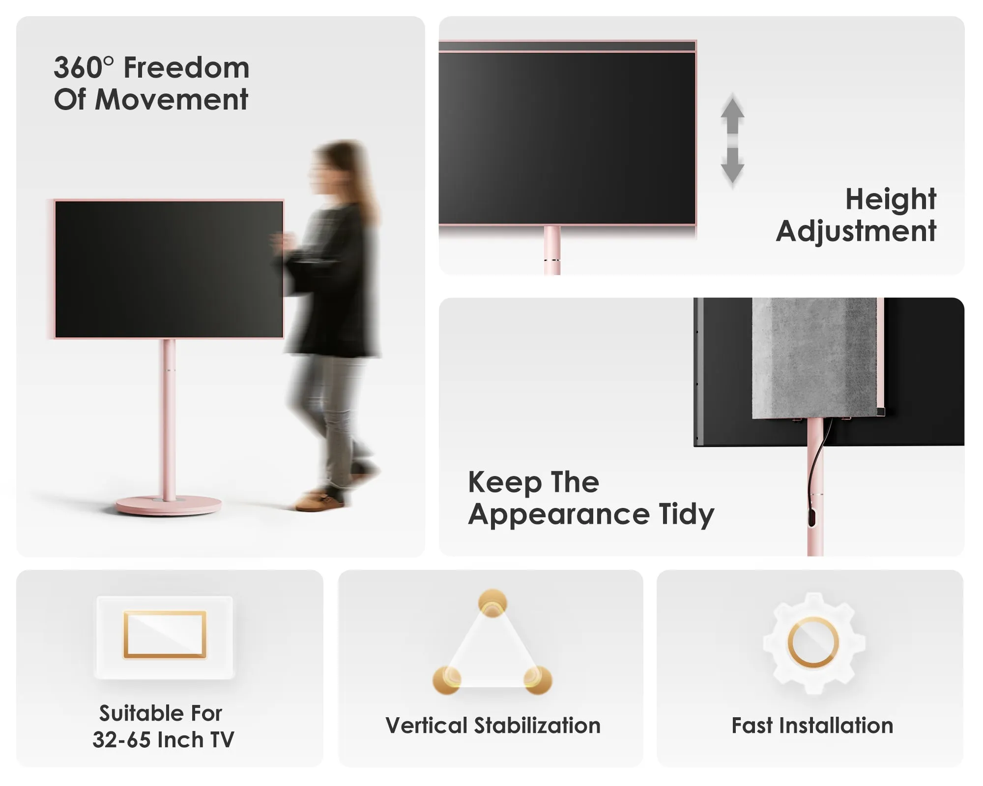 Master V2 FT65 Corner TV Stand