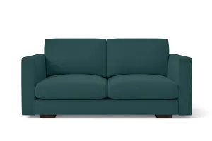 Messina 2 Seater Sofa Teal Linen Fabric