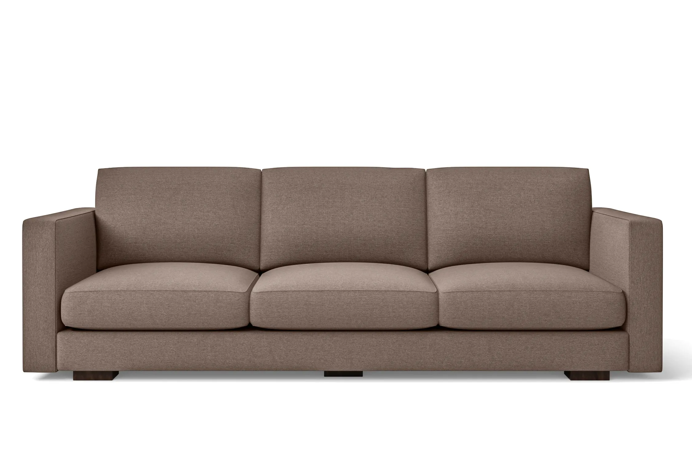 Messina 4 Seater Sofa Caramel Linen Fabric