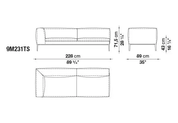 Michel Club Sofa