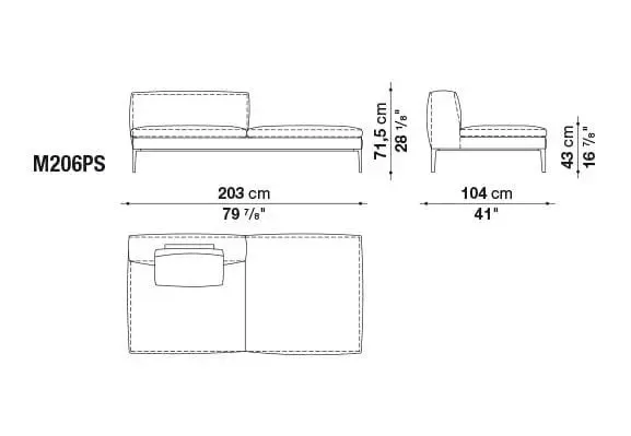 Michel Club Sofa