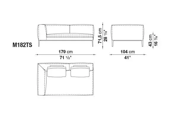 Michel Club Sofa