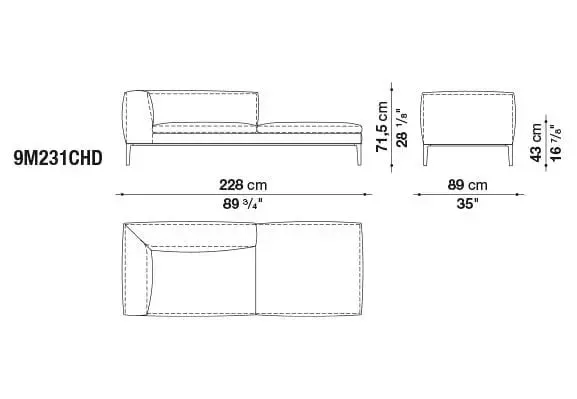 Michel Club Sofa