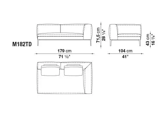 Michel Club Sofa