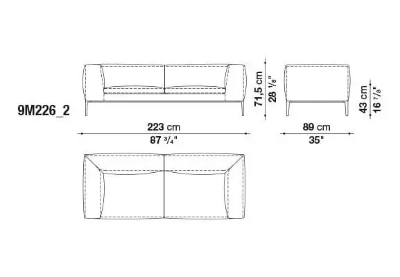 Michel Club Sofa