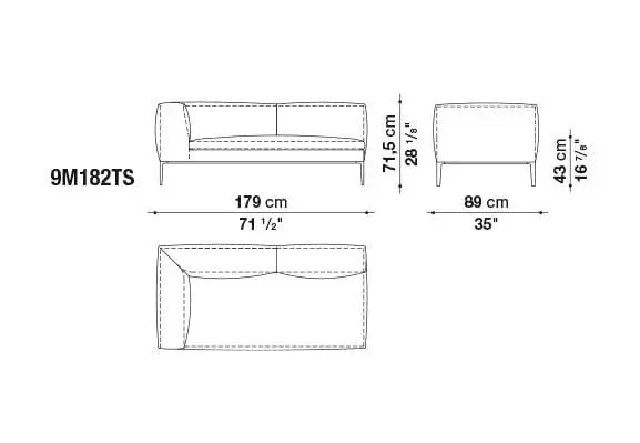 Michel Club Sofa