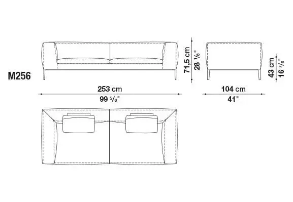 Michel Club Sofa