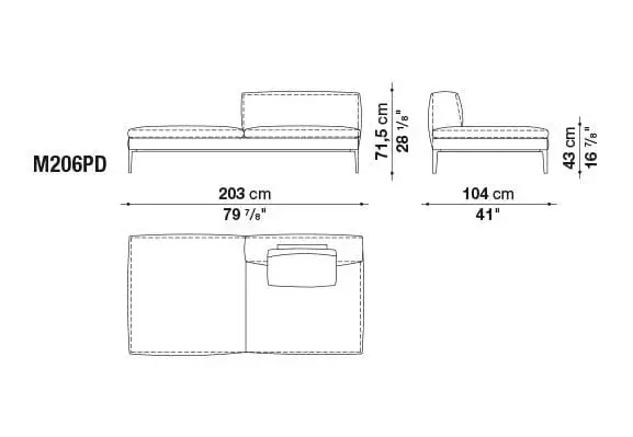 Michel Club Sofa