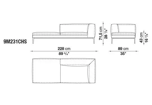 Michel Club Sofa