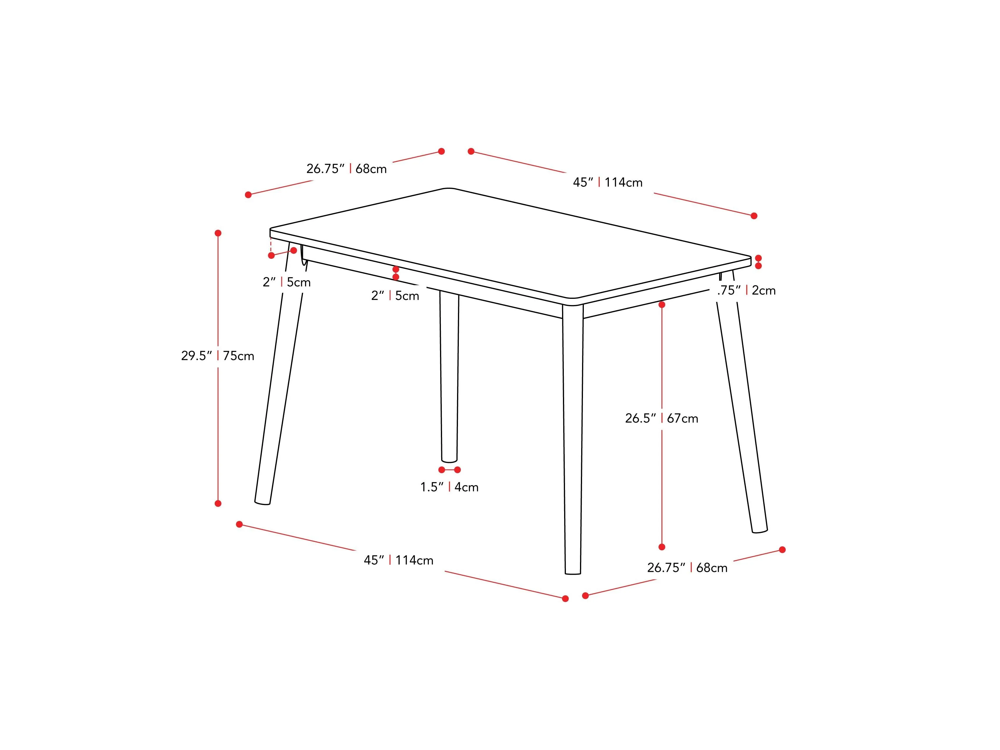 Mid Century Dining Table