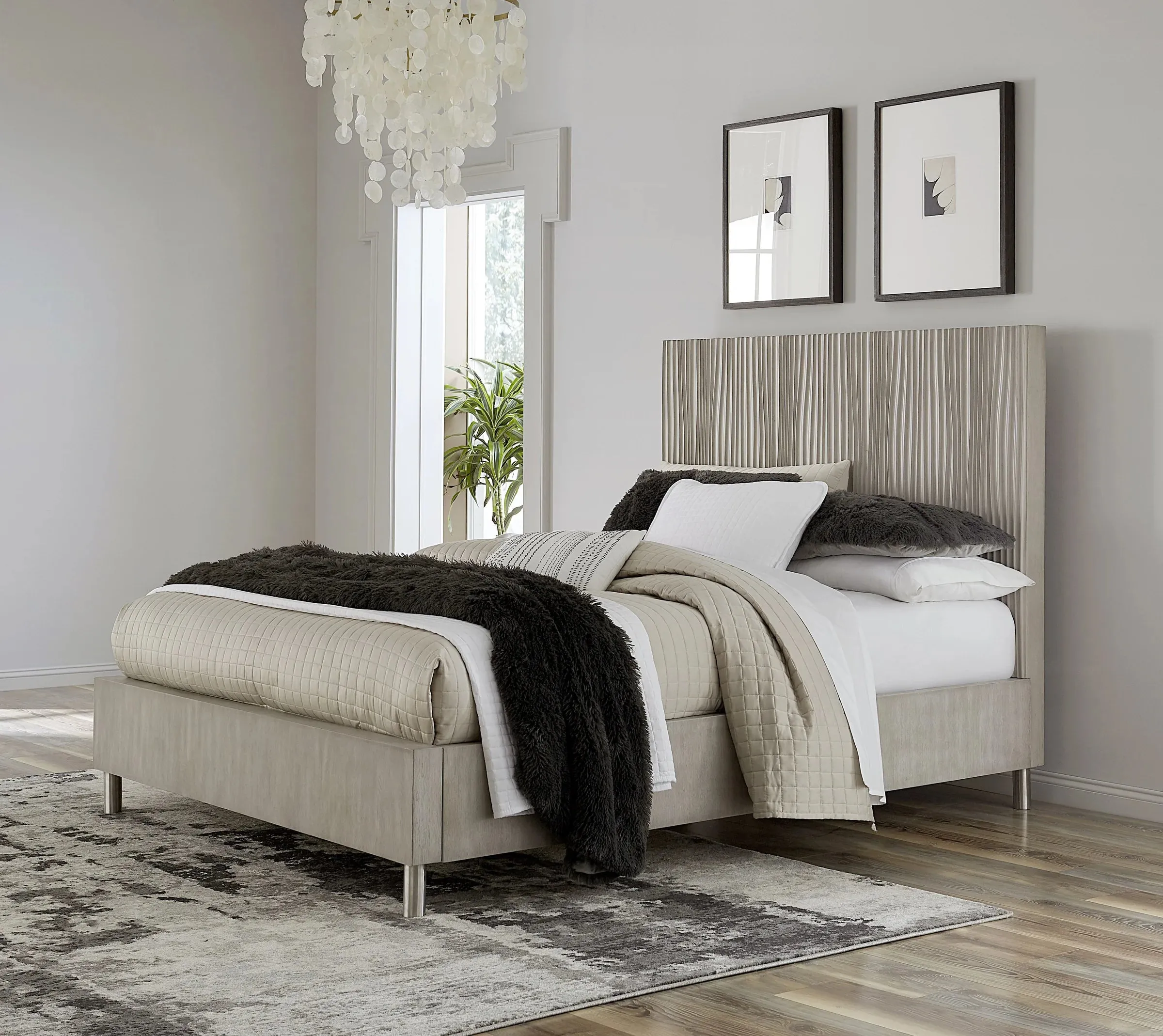 Minerva Modern Platform Bed