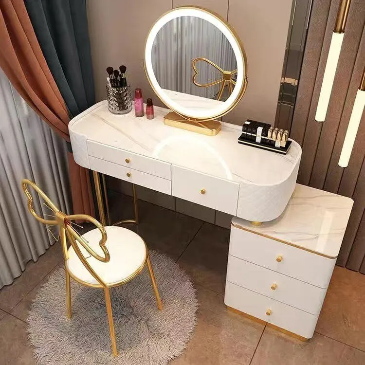 Modern LED Vanity Desk Dresser Table for Household Bedroom