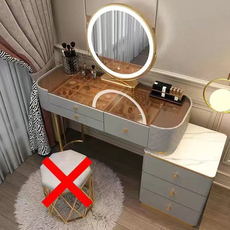 Nordic Makeup Vanity Table with Mirror