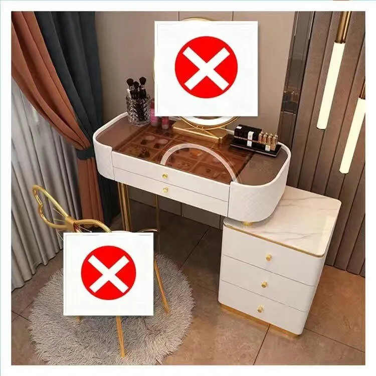 Nordic Makeup Vanity Table with Mirror