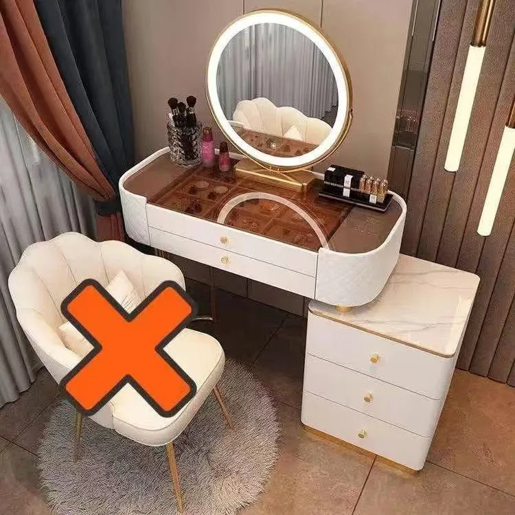 Nordic Makeup Vanity Table with Mirror