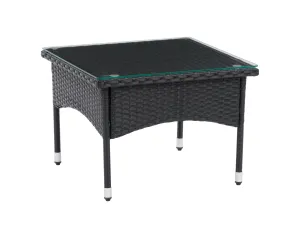 Outdoor Wicker Side Table