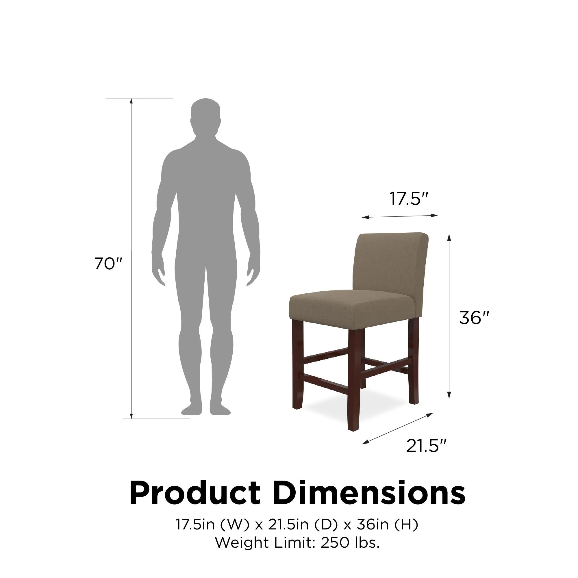 Parsons Counter Height Bar Stool