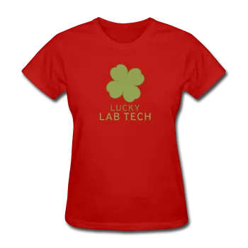 "Lucky Lab Tech" - Women's T-Shirt