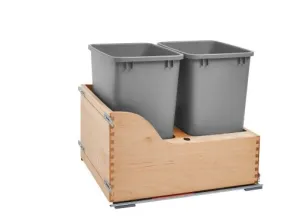 Rev-A-Shelf Double 35 Qrt Pull-Out Waste Container 4WCSC-2135DM-2