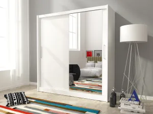 SLIDING DOOR WARDROBE MAJA I 180CM WHITE