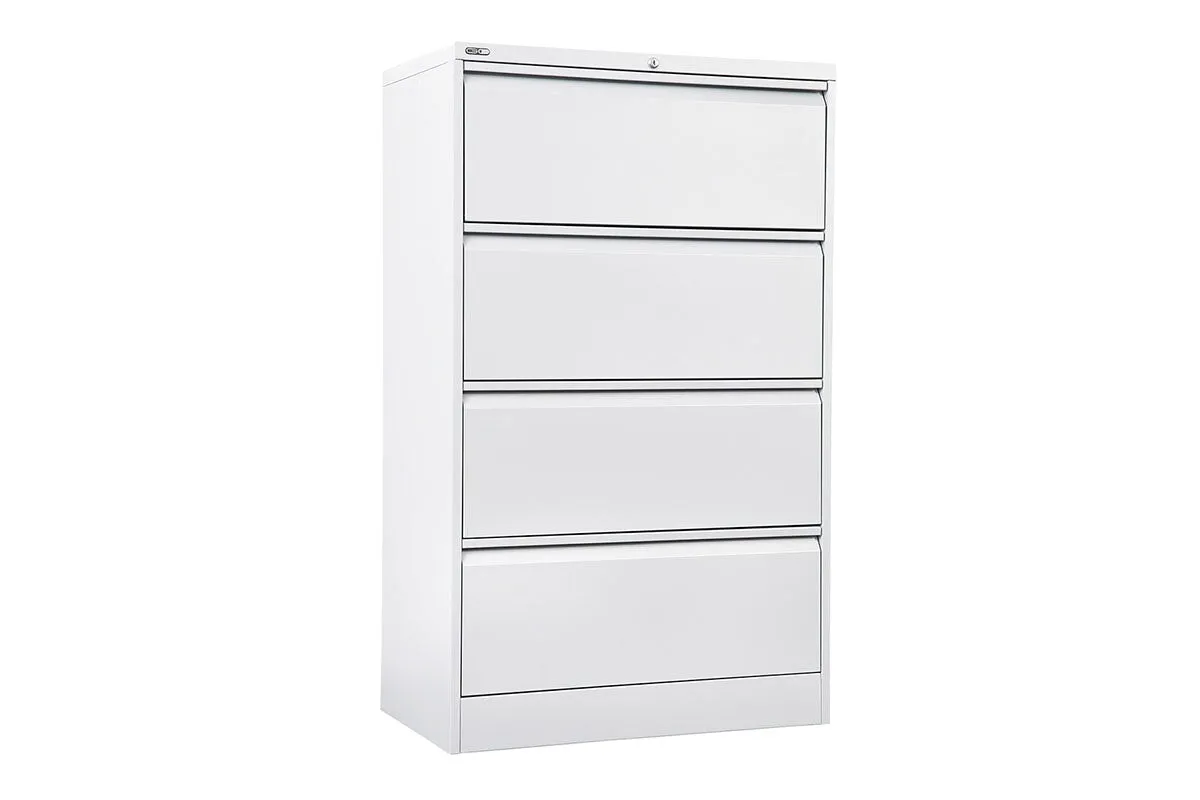 Sonic Heavy Duty 4 Drawer Lateral Filing Cabinet