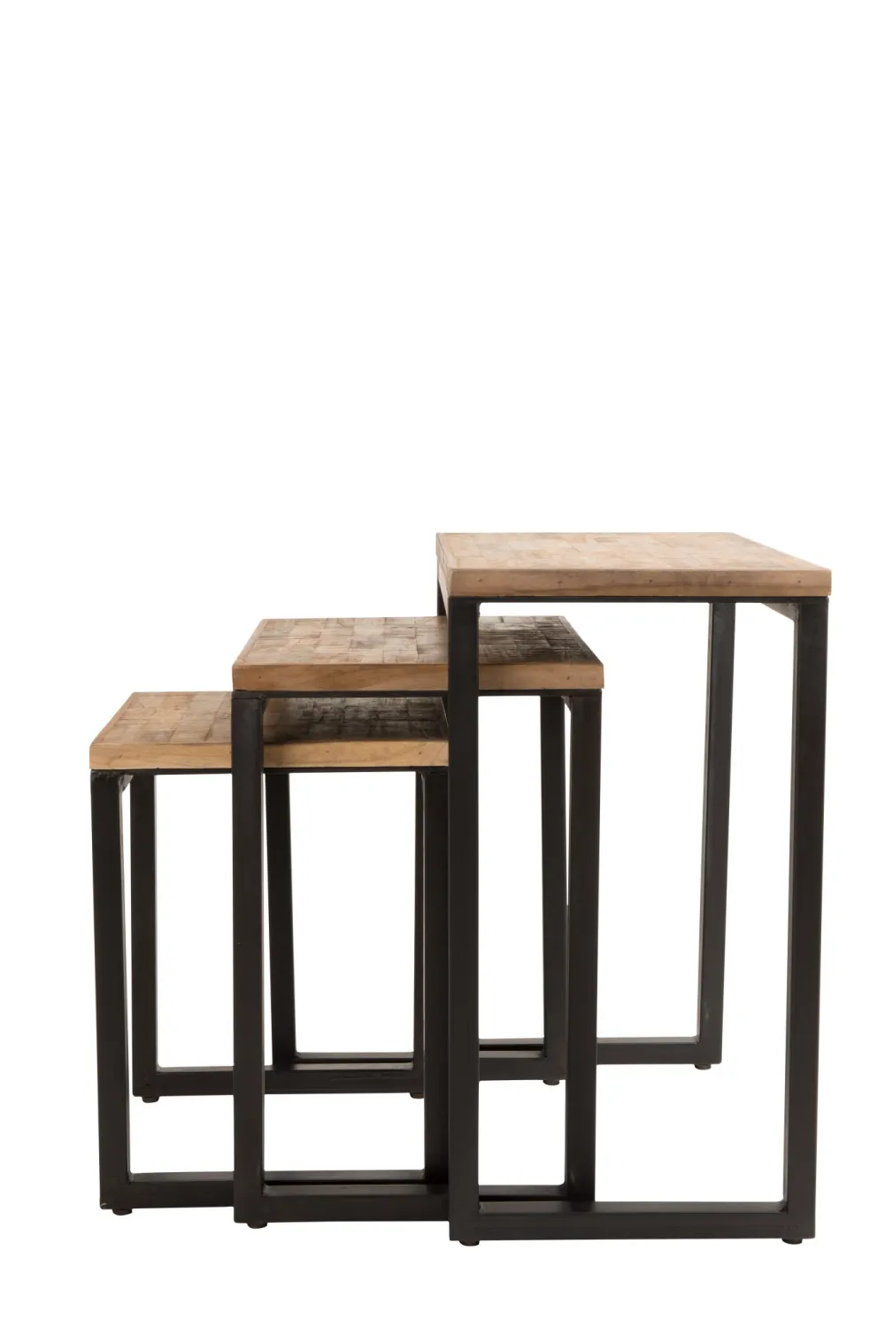 Teak Nesting Tables Set (3) | DF Suri