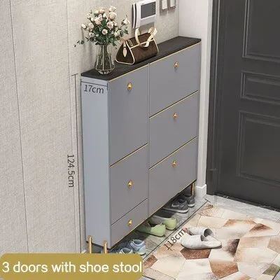 Ultra-thin Shoe Storage Bench