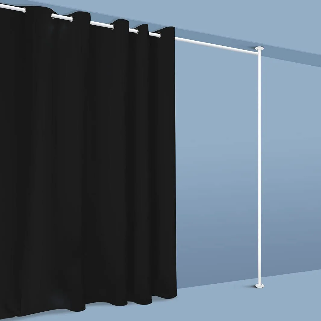 Zenfinit Curtain Divider Stand - Freestanding Vertical Tension Stand