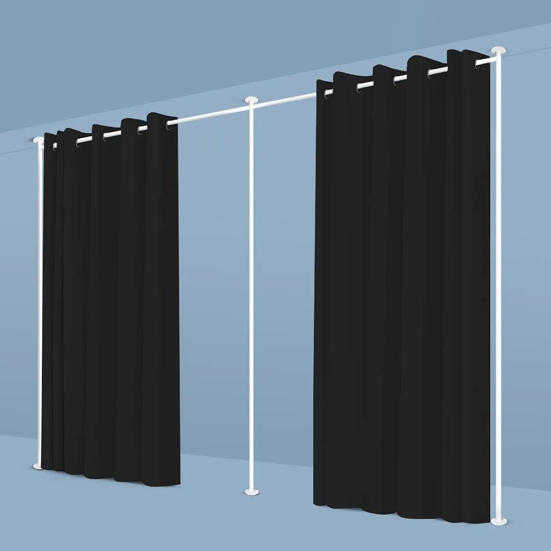 Zenfinit Curtain Divider Stand - Freestanding Vertical Tension Stand